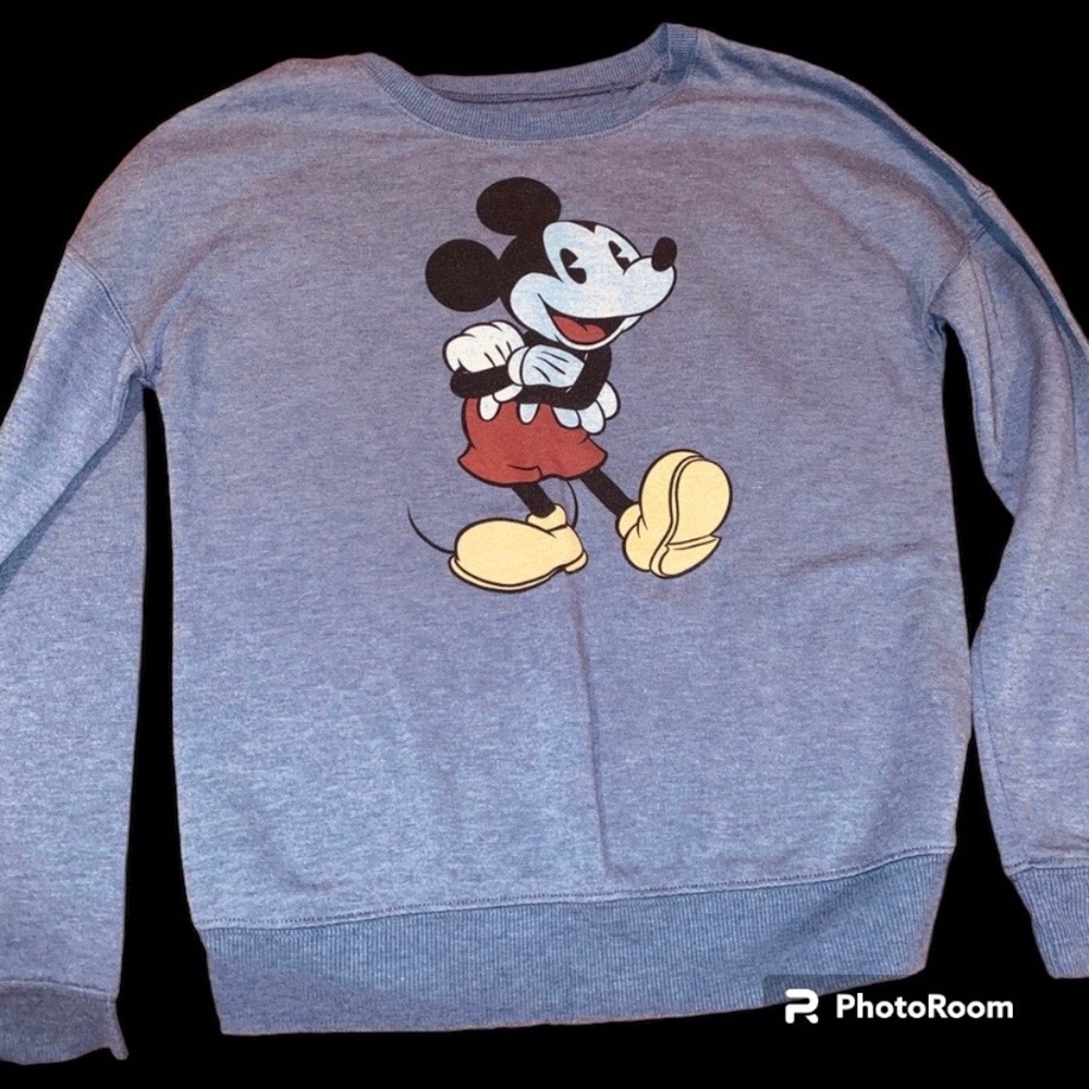 Disney Mickey Mouse Vintage-Style Graphic Sweatshirt. Size Small.